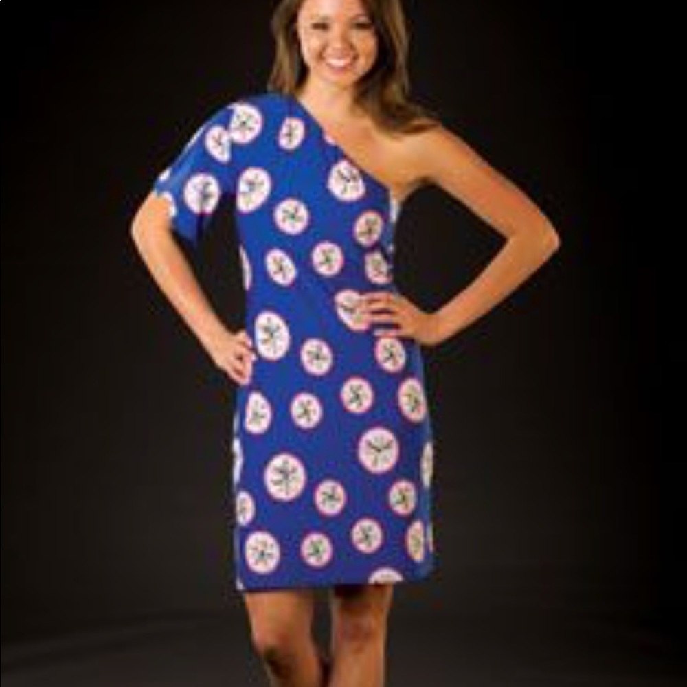 Boutique-Tracy Negoshian Tammy Sandy dollars dress - Picture 2 of 8